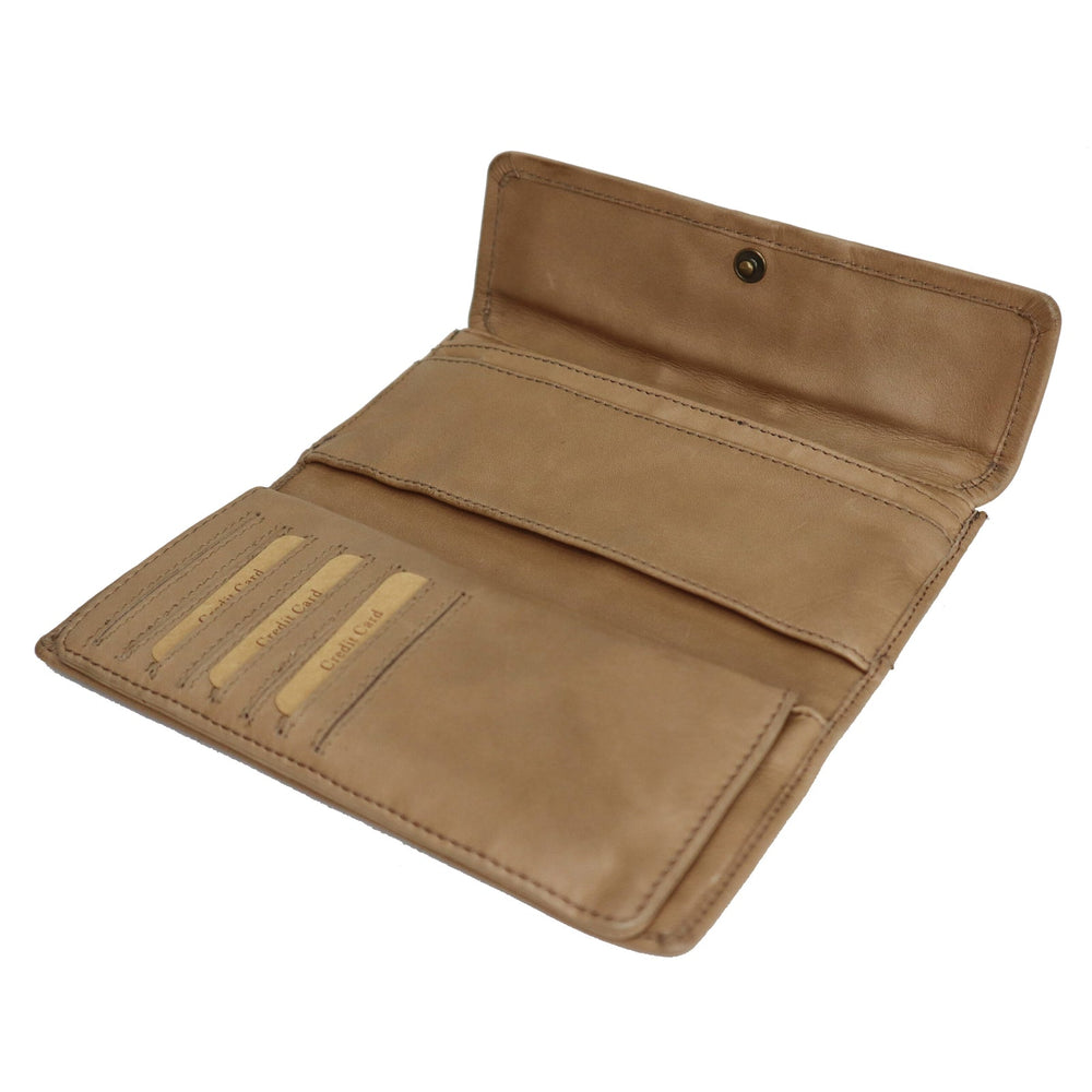 Kompanero Alina Genuine Leather Wallet - Stone Grey - Style House Fashion Kompanero Kompanero Kompanero Kompanero Kompanero