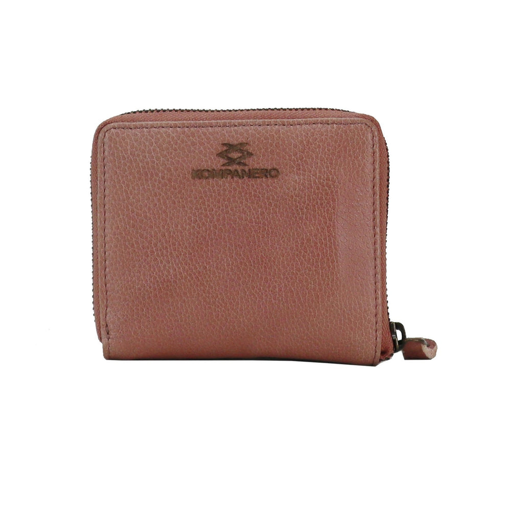 Kompenaro Asher Genuine Leather Wallet - Blush