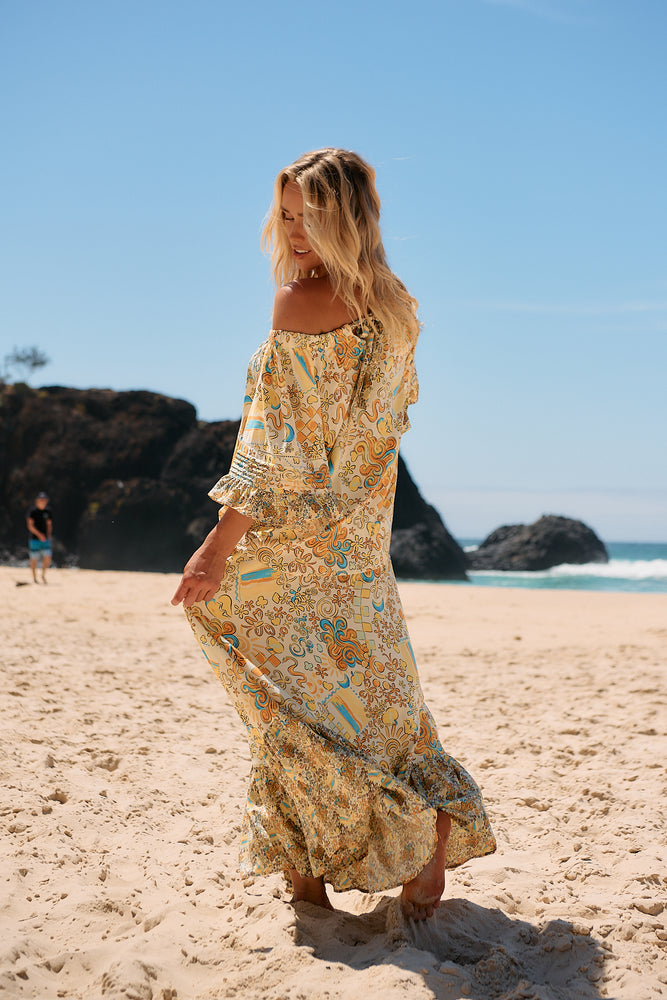 Jaase Oman Blouse with Round Neck Off Shoulder Batwing Sleeve - Sonnie - Style House Fashion Jaase