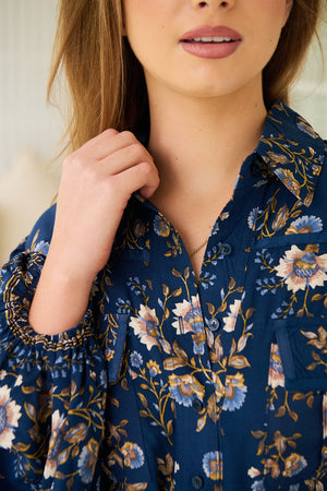 Jaase Beverly Shirt Dress with Collar Buttoned Front - Adeline - Style House Fashion Jaase