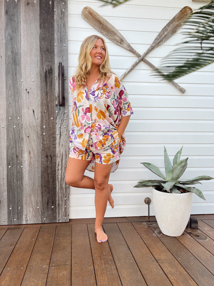 Jaase River Shirt Blouse with Collar Buttoned - Sweet Lilly - Style House Fashion Jaase