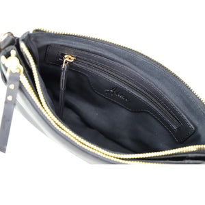 Adessa Derby Genuine Leather Crossbody Wallet Bag - Style House Fashion Kompanero Kompanero