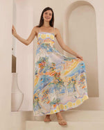 Iris Maxi Collette Maxi Dress Square Neckline Pockets Spaghetti Strap - Summer Down Under