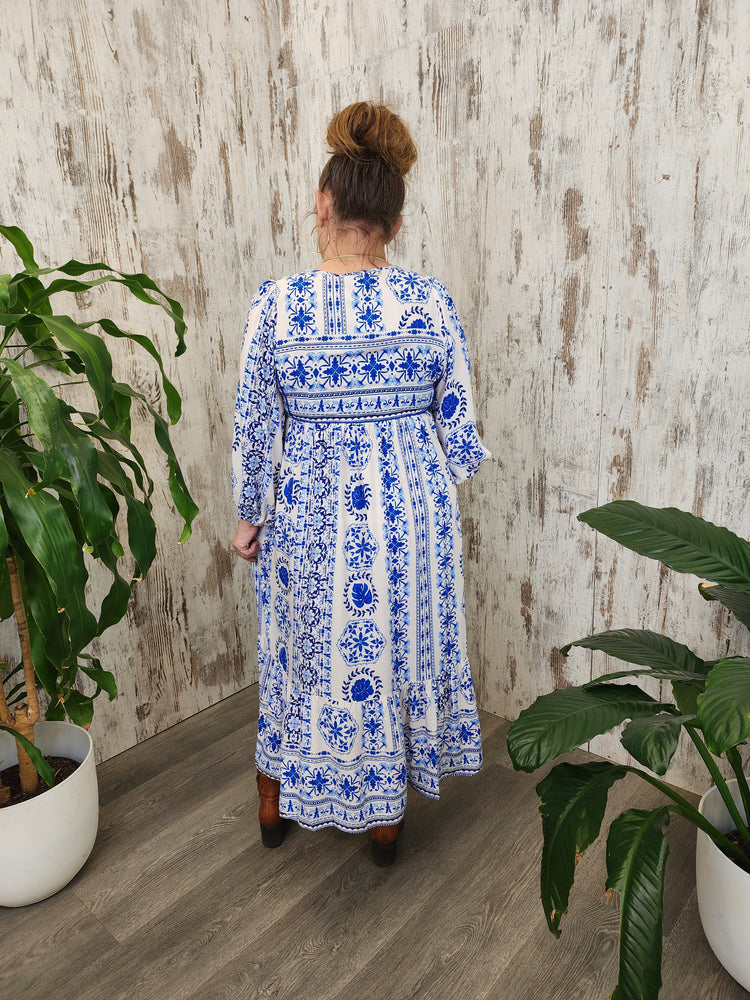 Leila Midi Dress - Sicily - Style House Fashion Iris Maxi