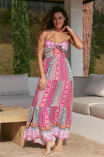 Jaase Bambi Maxi Dress with Adjustable Strap Shirred Back - Cedella - Style House Fashion Jaase