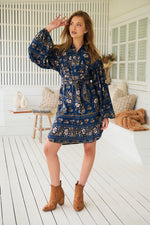 Jaase Beverly Shirt Dress with Collar Buttoned Front - Adeline - Style House Fashion Jaase
