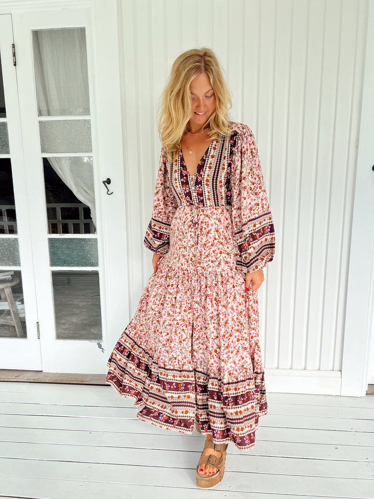 Jaase Teresa Maxi Dress Long Billowy Sleeve - Madelene - Style House Fashion Jaase Jaase