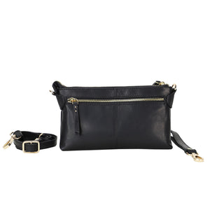 Adessa Derby Genuine Leather Crossbody Wallet Bag - Style House Fashion Kompanero Kompanero
