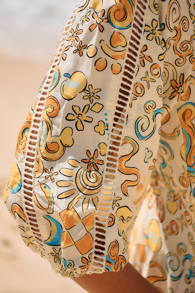 Jaase Ebony Maxi Dress with Half Sleeve V Neck Crochet Pockets - Sonnie - Style House Fashion Jaase