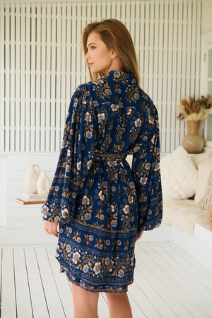 Jaase Beverly Shirt Dress with Collar Buttoned Front - Adeline - Style House Fashion Jaase