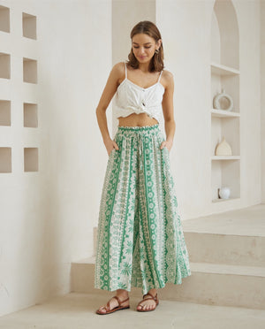 Iris Maxi - Palazzo Pants Drawstring Waist - Catarina - Style House Fashion Iris Maxi