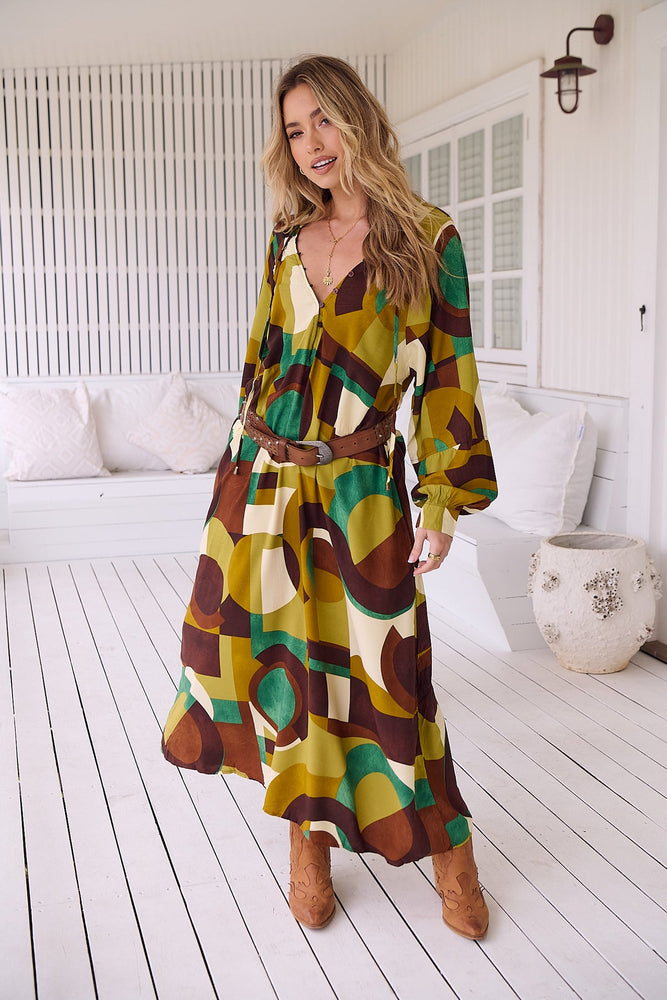 Jaase Bree Maxi Dress Long Sleeve - Bardot Collection - Style House Fashion Jaase