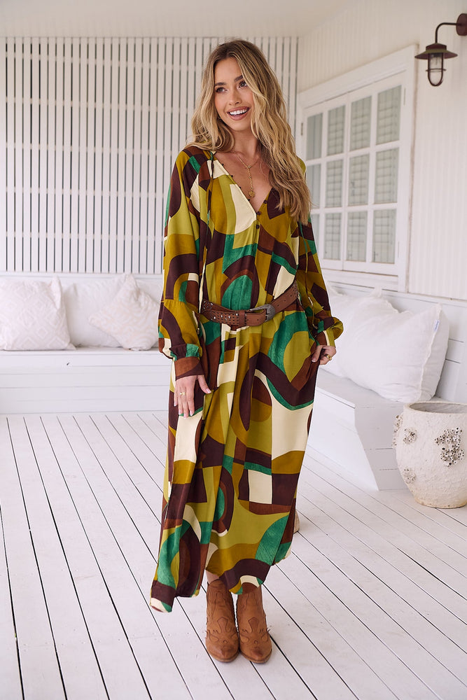 Jaase Bree Maxi Dress Long Sleeve - Bardot Collection - Style House Fashion Jaase