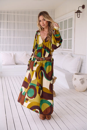 Jaase Bree Maxi Dress Long Sleeve - Bardot Collection - Style House Fashion Jaase