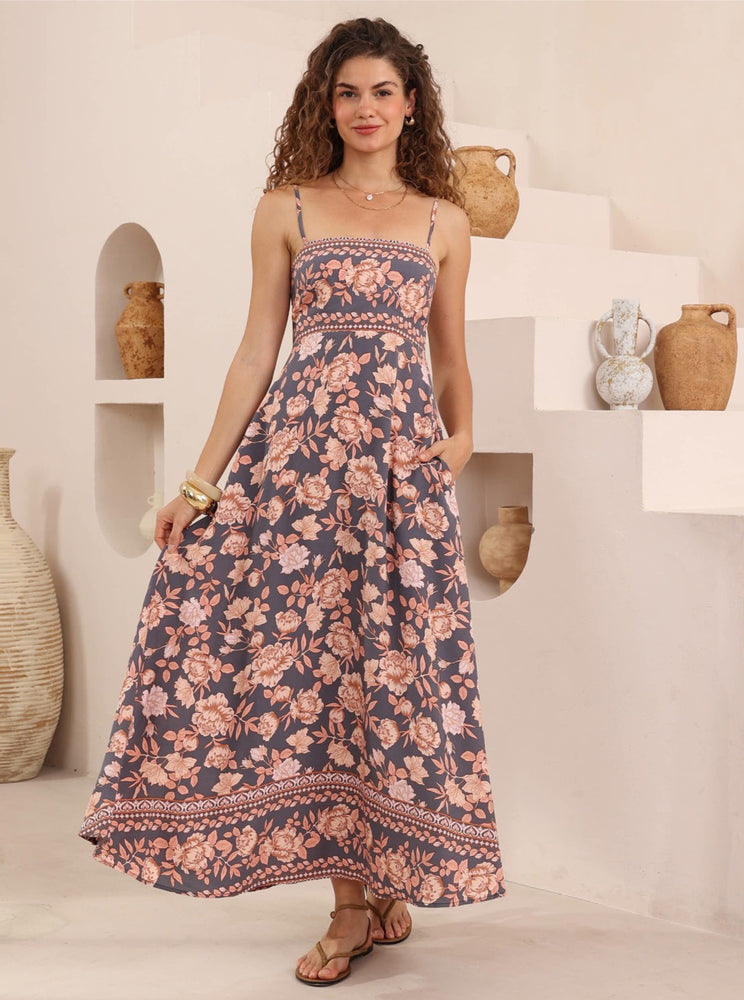 Iris Maxi Collette Maxi Dress with Square Neckline Pockets Spaghetti Strap - Verena - Style House Fashion Iris Maxi Iris Maxi Iris Maxi Iris Maxi Iris Maxi Iris Maxi Iris Maxi