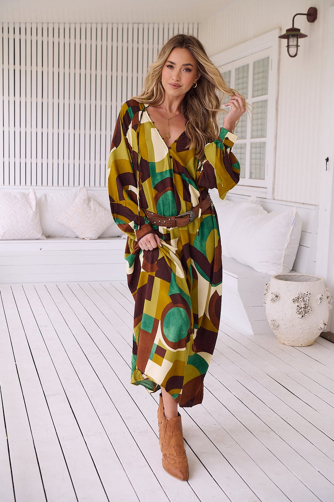 Jaase Bree Maxi Dress Long Sleeve - Bardot Collection - Style House Fashion Jaase