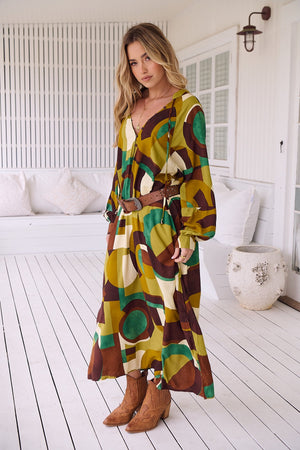 Jaase Bree Maxi Dress Long Sleeve - Bardot Collection - Style House Fashion Jaase