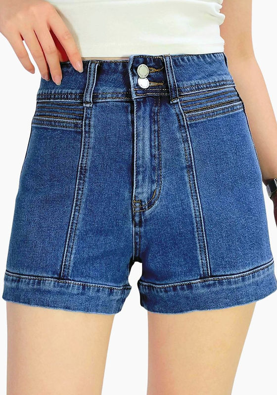 Country Denim Sam High Rise Stretch Shorts - Dark Blue - Style House Fashion Country Denim Country Denim Country Denim Country Denim Country Denim Country Denim