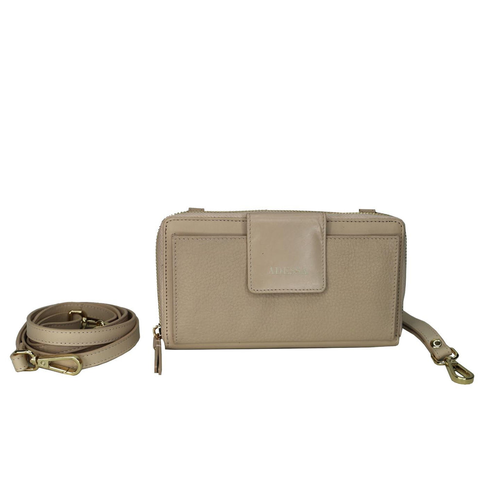 Adessa Chicago Genuine Leather Crossbody Wallet Bag - Style House Fashion Kompanero Kompanero Kompanero