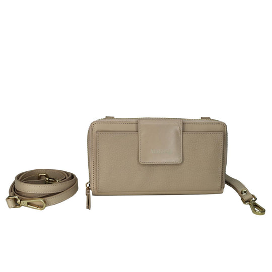 Adessa Chicago Genuine Leather Crossbody Wallet Bag
