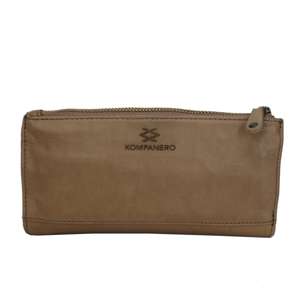 Kompanero Alina Genuine Leather Wallet - Stone Grey - Style House Fashion Kompanero Kompanero Kompanero Kompanero Kompanero
