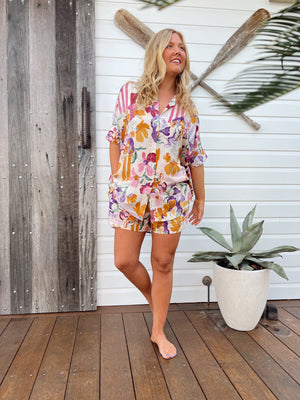 Jaase River Shirt Blouse with Collar Buttoned - Sweet Lilly - Style House Fashion Jaase