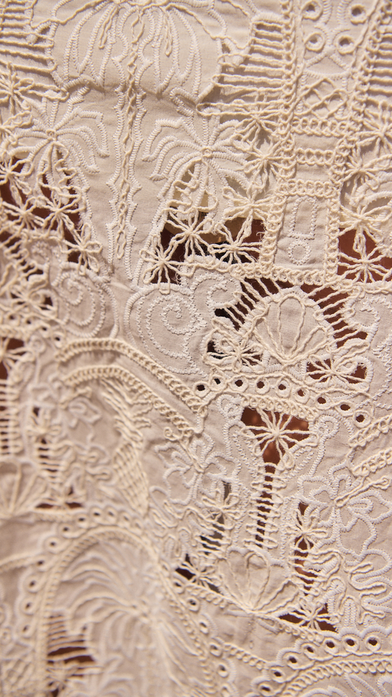 Jaase Woods Embroidered Maxi Skirt with Drawstring Waist - Golden Palms - Style House Fashion Jaase Jaase Jaase Jaase Jaase Jaase