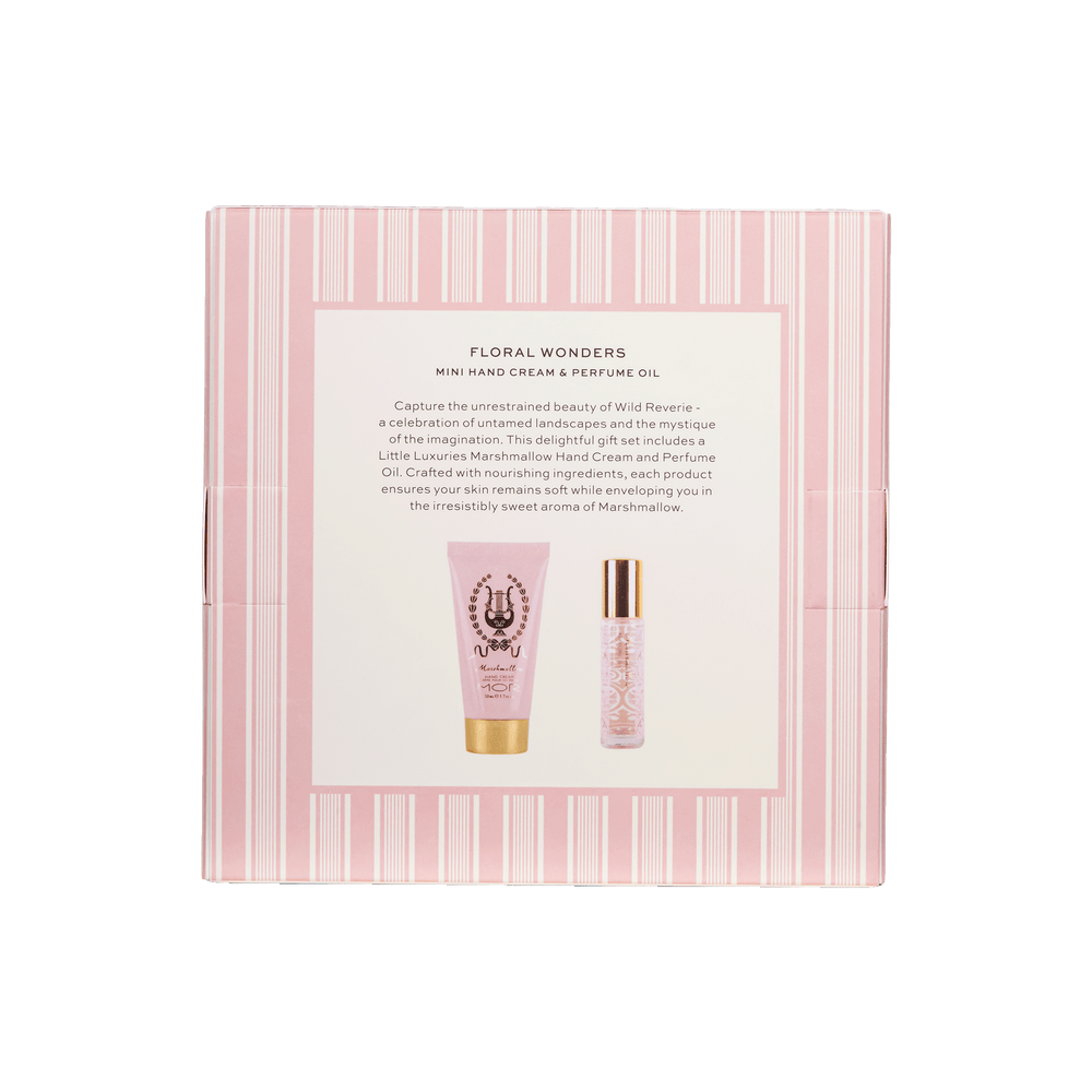 MOR Marshmallow Xmas Floral Wonders Perfume Oil & Hand Cream Gift Pack
