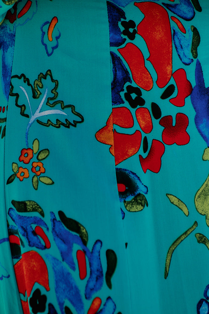 Jaase Tracey Mini Dress V Neck Short Shell Sleeve Button Bodice - Isla Mare - Style House Fashion Jaase