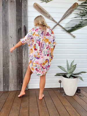 Jaase River Shirt Blouse with Collar Buttoned - Sweet Lilly - Style House Fashion Jaase