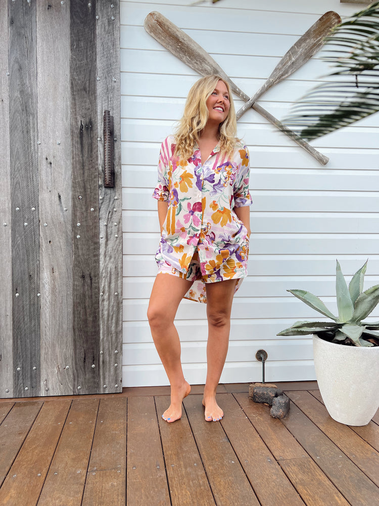 Jaase River Shirt Blouse with Collar Buttoned - Sweet Lilly - Style House Fashion Jaase