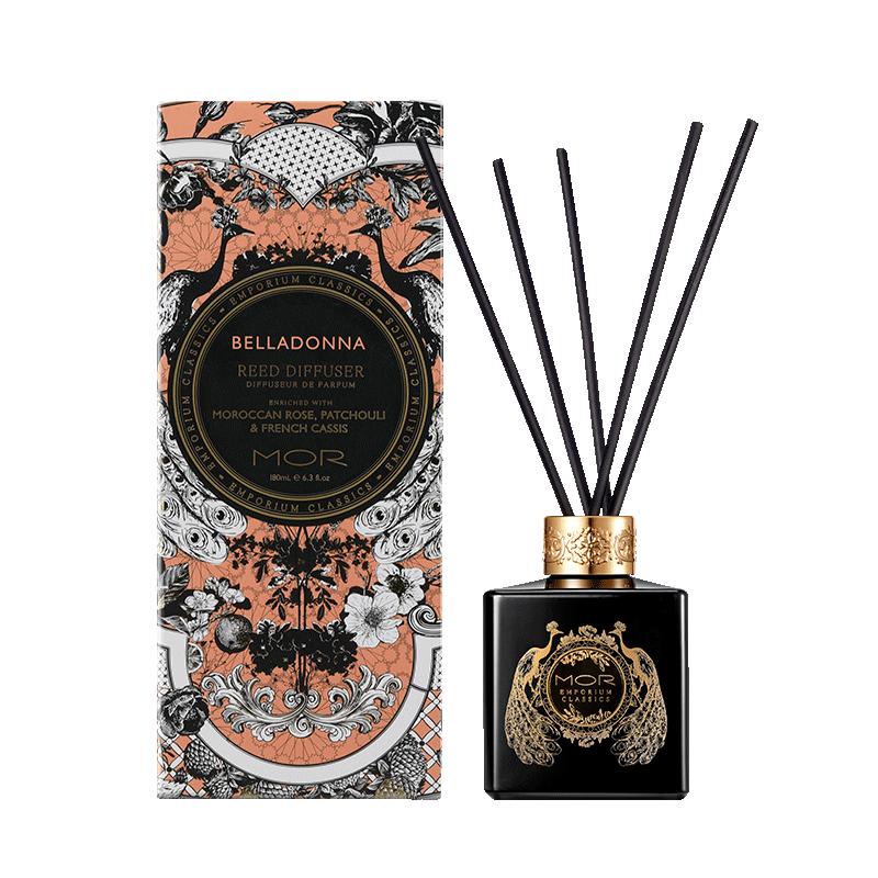 MOR Belladonna Classic Emporium Petite Reed Diffuser 180ml - Style House Fashion