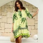 Joop & Gypsy Kelly Mini Dress V Neck Pockets - Palm Coast - Style House Fashion Joop and Gypsy Joop and Gypsy