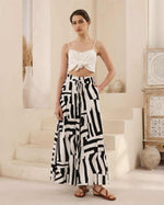 Iris Maxi Palazzo Pants Drawstring Waist Wide Leg - Cruella - Style House Fashion