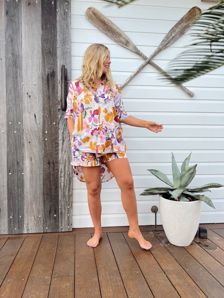 Jaase River Shirt Blouse with Collar Buttoned - Sweet Lilly - Style House Fashion Jaase