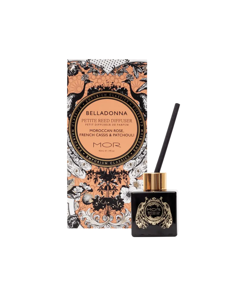 Belladonna Classic Emporium Petite Reed Diffuser 40ml by MOR - Style House Fashion