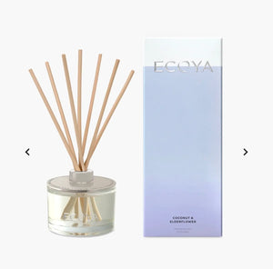 Coconut & Elderflower Reed Diffuser 200ml by Ecoya - Style House Fashion
