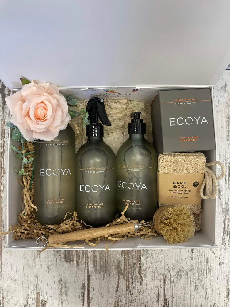 
            
                Load image into Gallery viewer, Ecoya Deluxe Eco Kitchen Gift Box - Tahitian Lime &amp;amp; Grapefruit - Style House Fashion
            
        