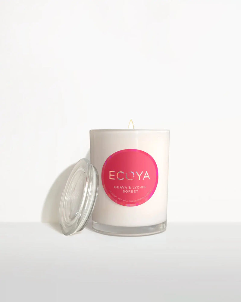 
            
                Load image into Gallery viewer, Guava &amp;amp; Lychee Sorbet Metro Candle 270g by Ecoya - Style House Fashion
            
        