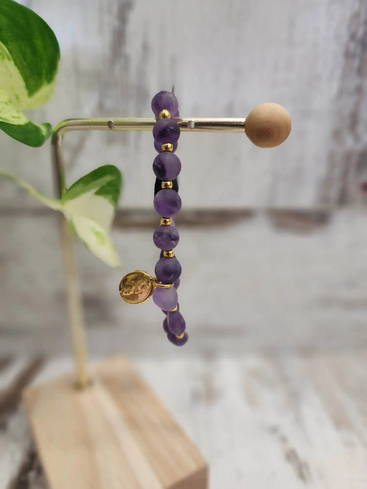 
            
                Load image into Gallery viewer, Purple Rain Amethyst Stretch Bracelet - Nature Bijoux Nature Bijoux
            
        