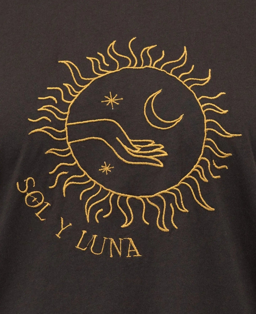 
            
                Load image into Gallery viewer, Sol Y Luna Vintage T Shirt - Black Paper Heart
            
        