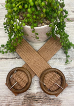 Stella Stretch Belt ~ TAN (Brown Buckle) Style House Fashion
