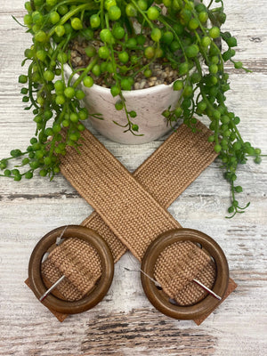 Stella Stretch Belt ~ TAN (Brown Buckle) Style House Fashion