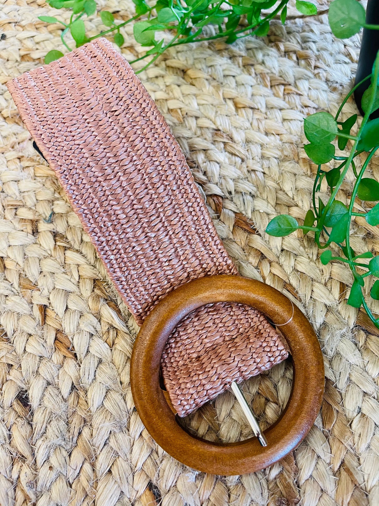 Stella Stretch Belt ~ Wide Rose (Large Buckle) Style House Fashion