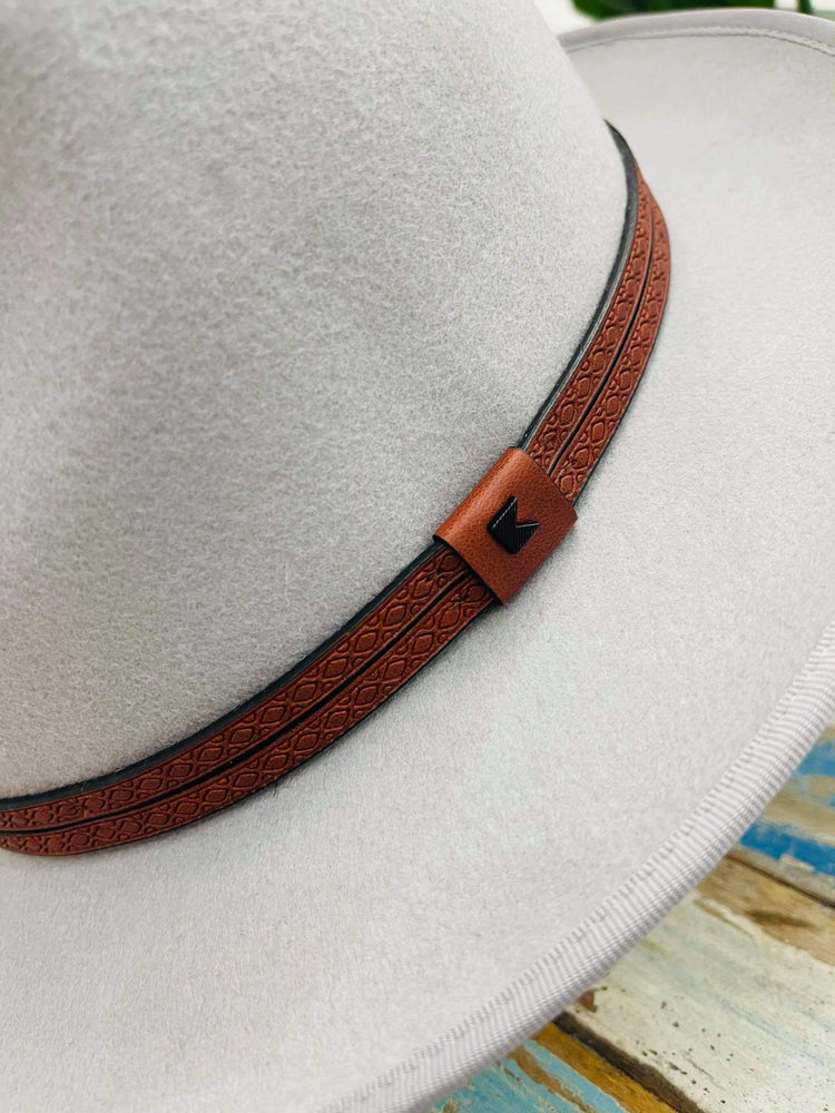 Unisex Fedora Brim Hat ~ Evolve (Grey) Kooringal